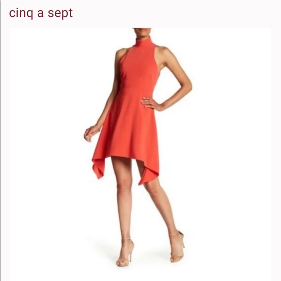 NWT Cinq a Sept Julia dress in color aura Sz 8 original $395 - Picture 4 of 10